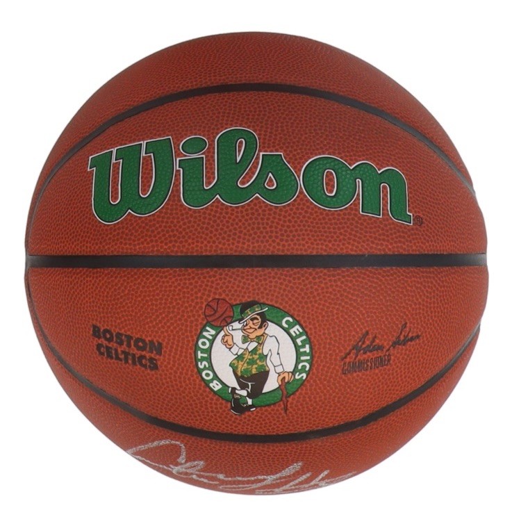 Antoine Walker Signed Wilson Boston Celtics Logo NBA FS Basketball SCHWARTZ COA