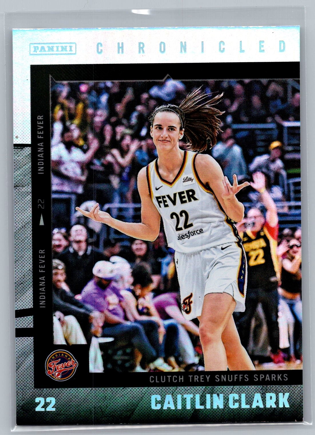 2025 Panini Caitlin Clark Chronicled CAITLIN CLARK #21 Indiana Fever Holo
