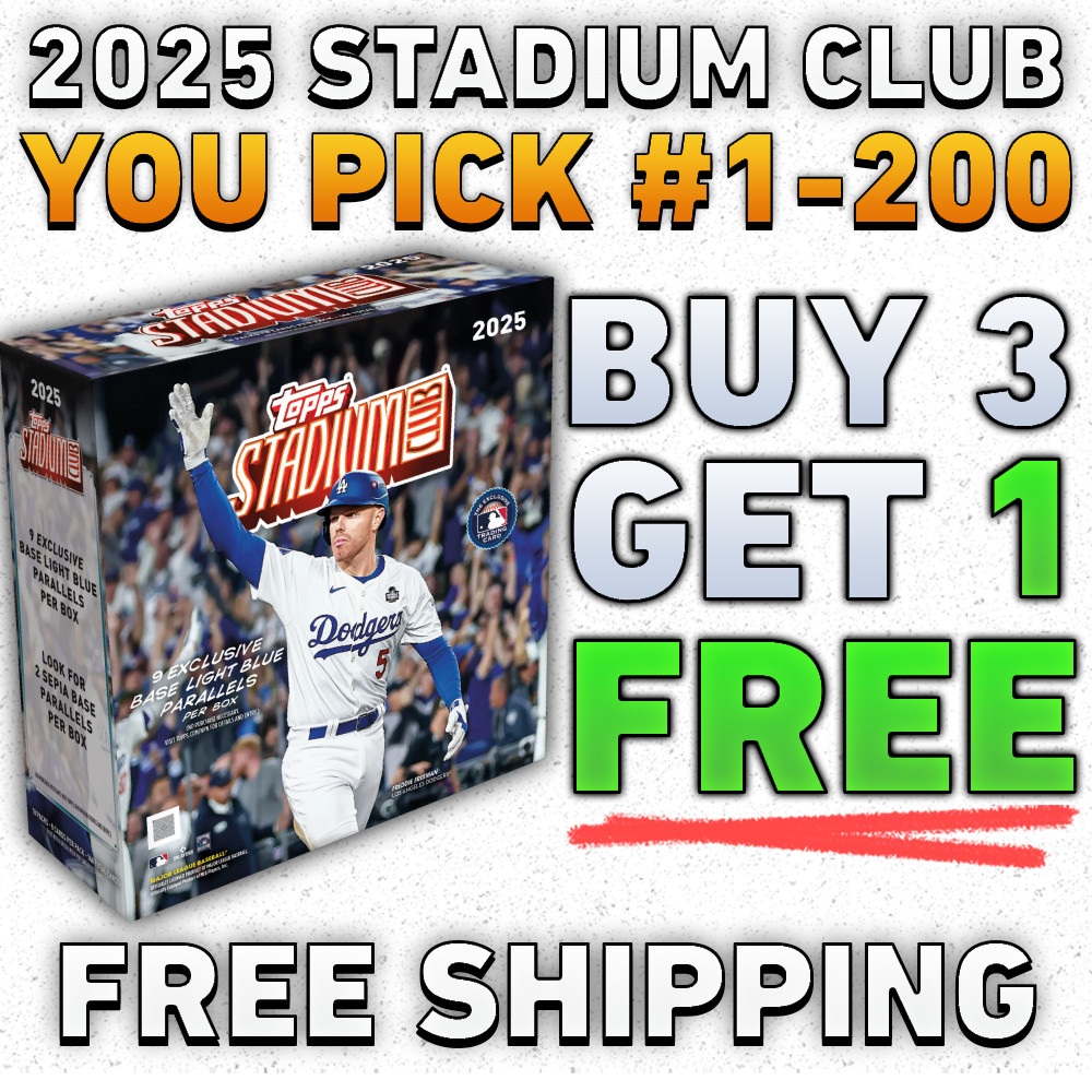 2025 Topps Stadium Club Baseball Singles #1-200 – YOU PICK! – Complete Your Set!