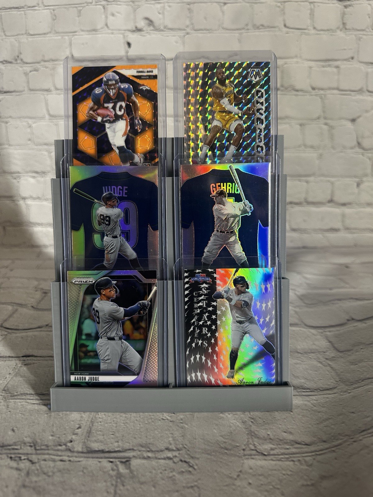 3 Tier Trading Card Display Stand Graded Card Display (No Cards Included)