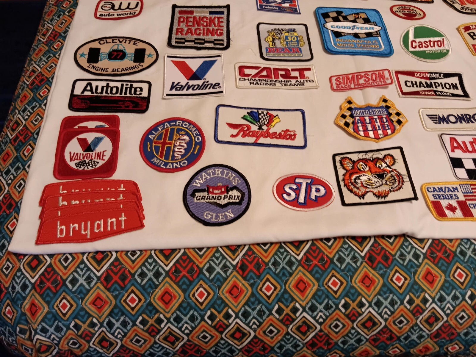 Indy/champ Car Patch Collection 75 Pcs In All