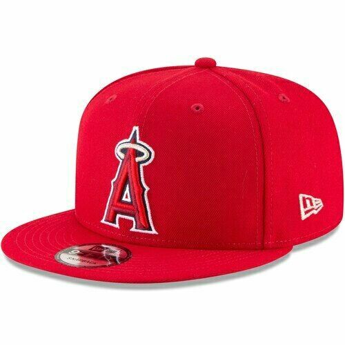 Los Angeles Angels New Era 9FIFTY Red Snapback Hat