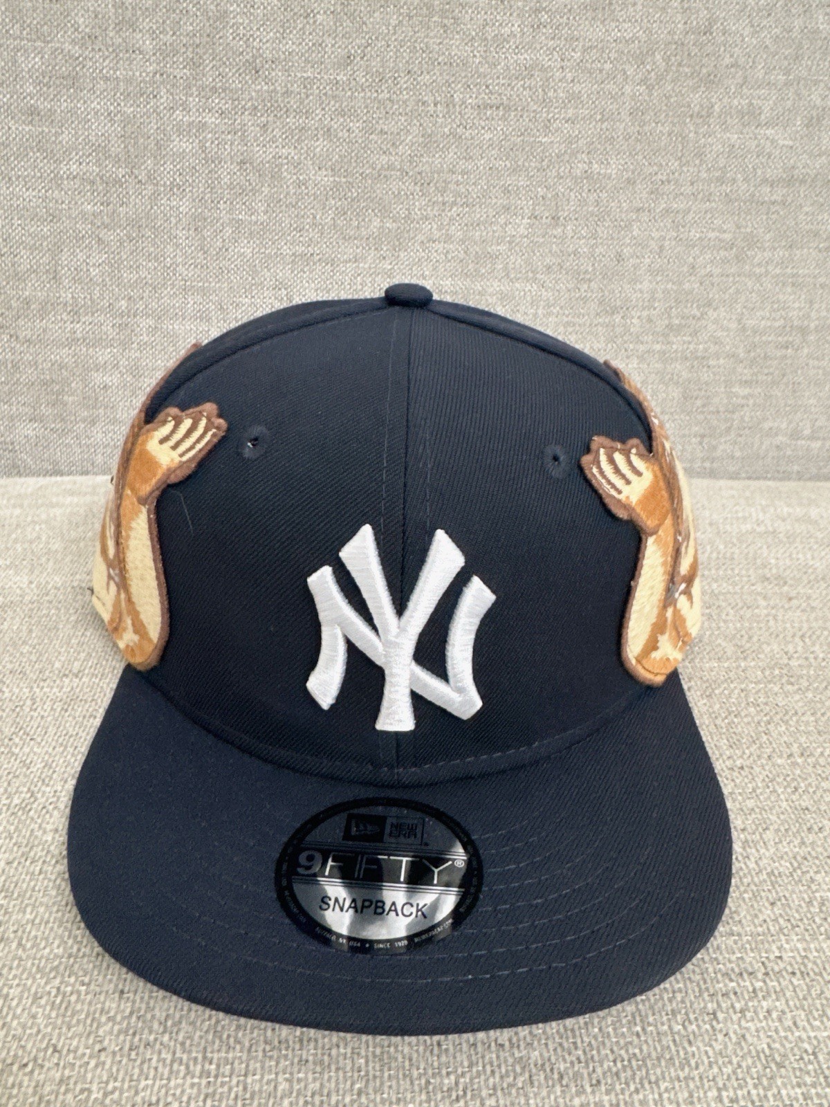NY Yankees 9FIFTY Snapback Custom Embroidered Hat; NAVY COLOR