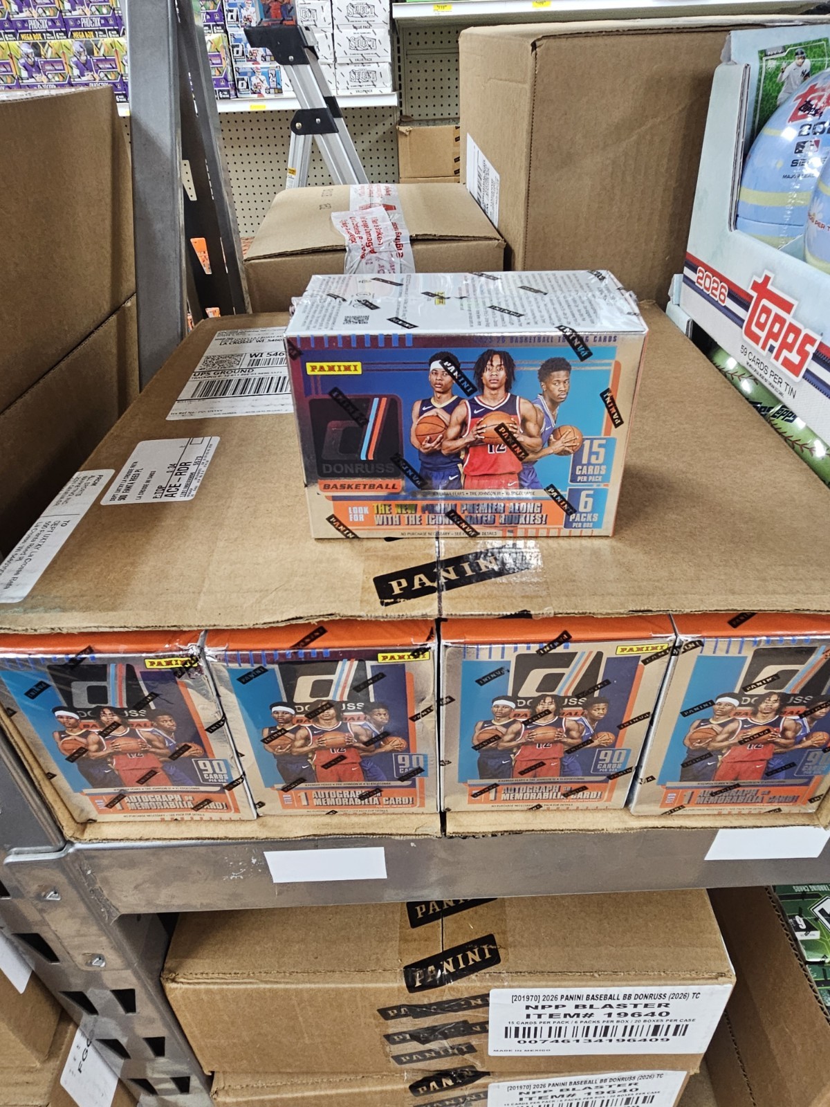 Case of 20: 2025-26 Panini Donruss Basketball Sealed Blaster Boxes