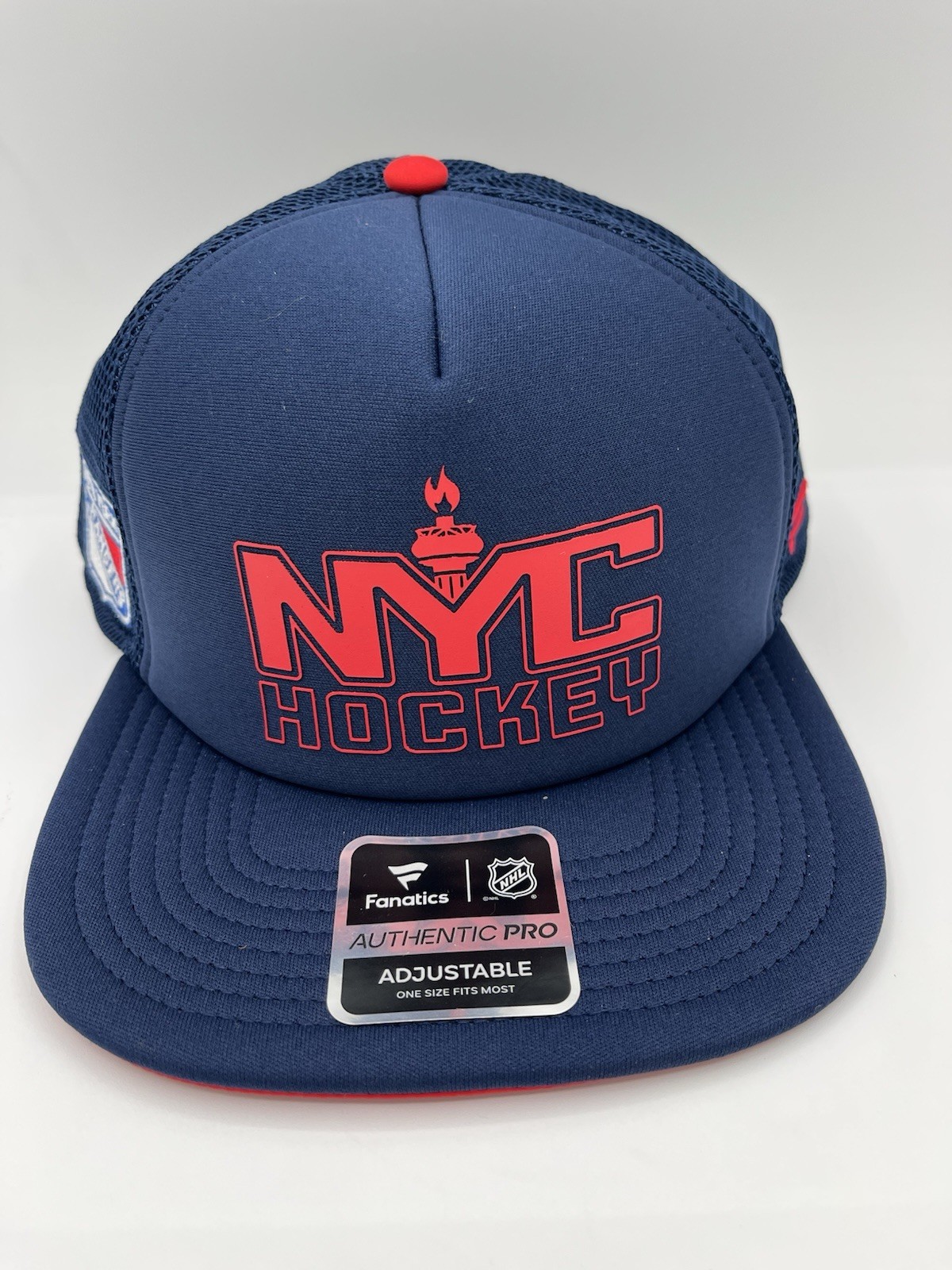 New York Rangers Fanatics Authentic Pro Local Snapback Hat Blue New With Tags