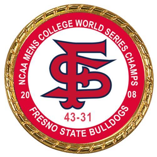 Tribute Coin Fresno State St Bulldogs 2008 Men’s World Series Champions