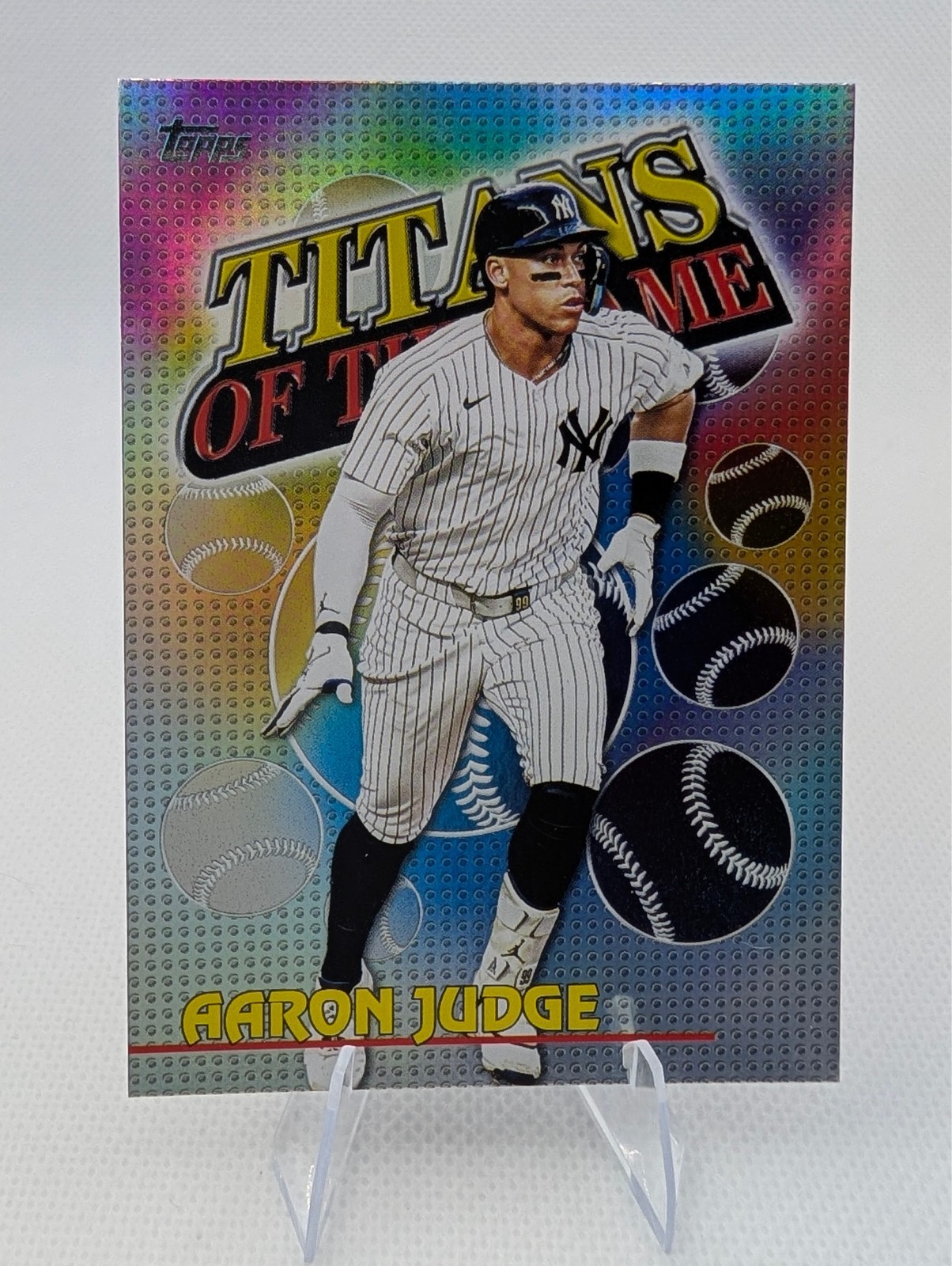 2026 Topps Series 1 – Titans of the Game Aaron Judge #TOG-3 Insert – Yankees