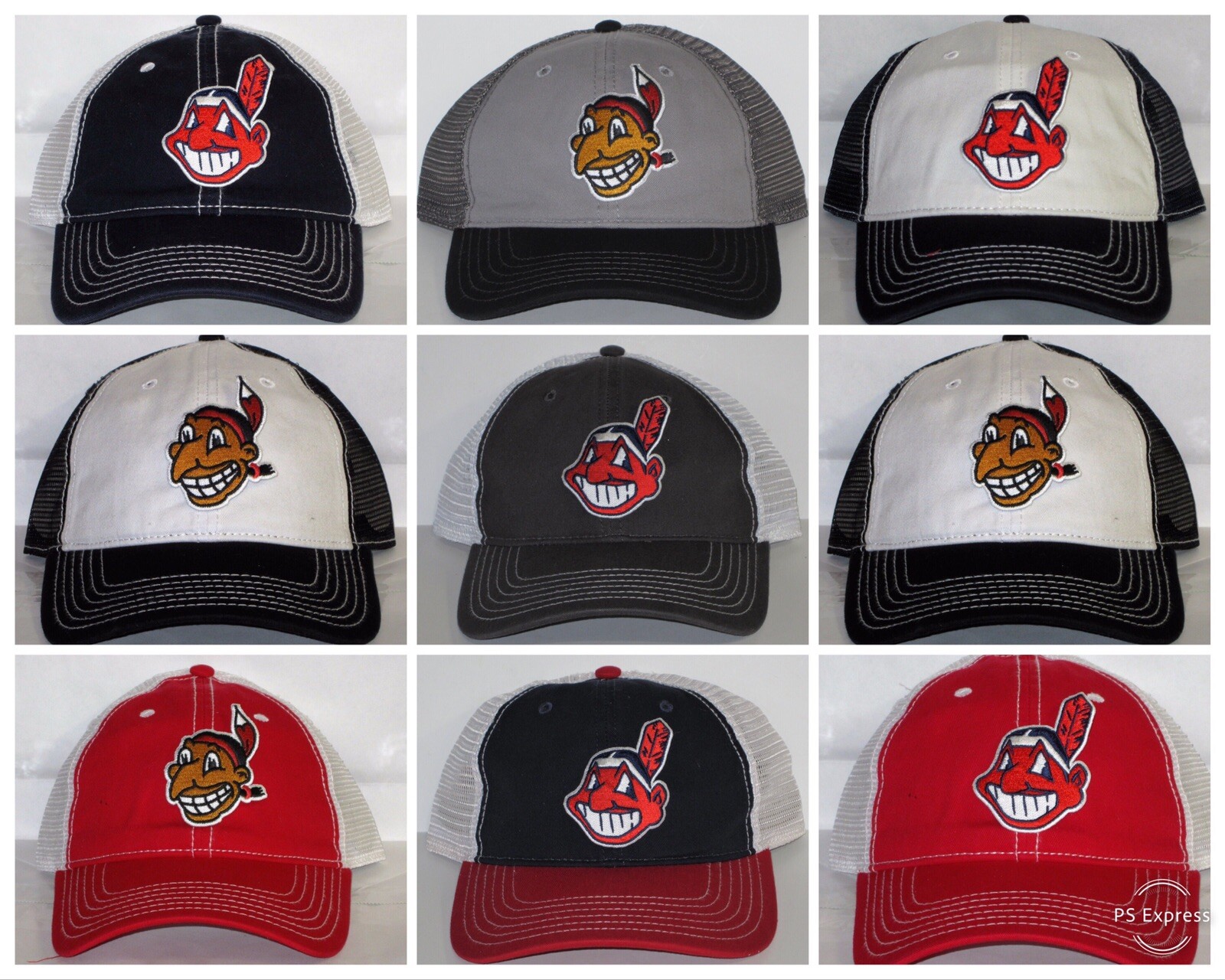 Cleveland Indians Retro Snapback Cap ⚾️Hat ⚾️MLB Patch Logo ⚾️18 Styles ⚾️New