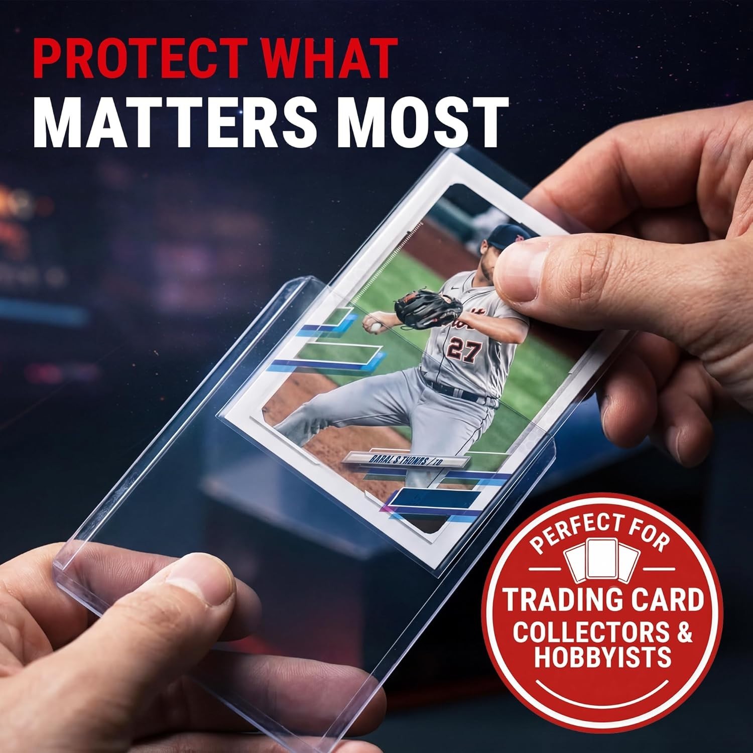 Double Layer Trading Card Sleeves – 200 Count
