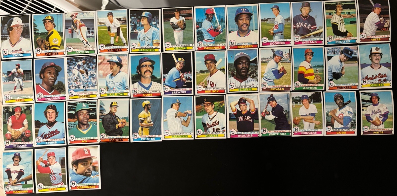 1979 Topps Baseball U-Pick #1-175 EX