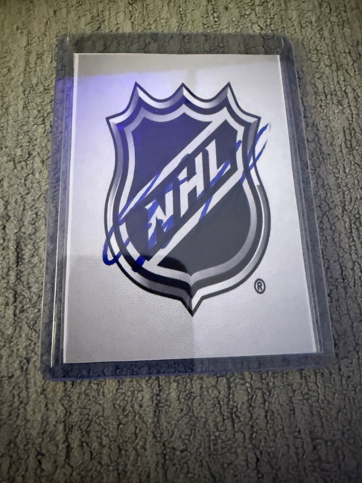 CLINT MALARCHUK 2026 Signed AUTOGRAPHED 2.5 in X 3.5 in Custom NHL Logo Auto