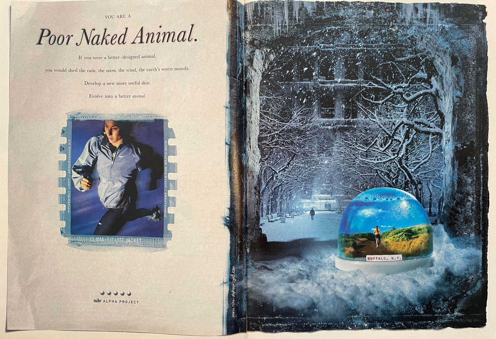 1999 Running Times Magazine March Shoe Buyer Guide, Nike ad