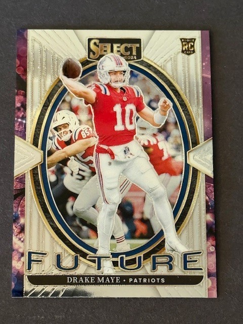 2024 Panini Select Future Insert Drake Maye RC New England Patriots 5 Rookie