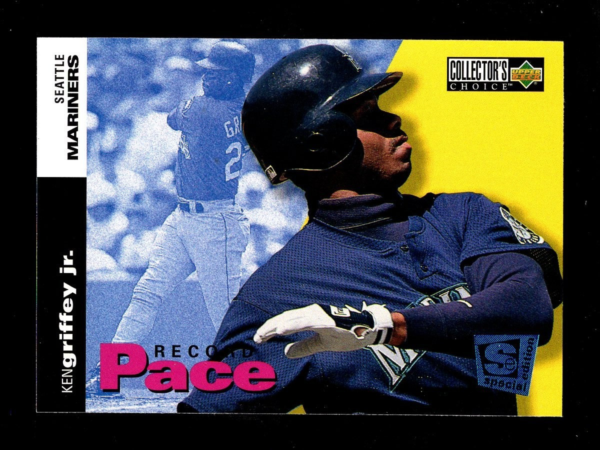 1994 COLLECTOR’S CHOICE RECORD PACE #26 KEN GRIFFEY JR. MARINERS