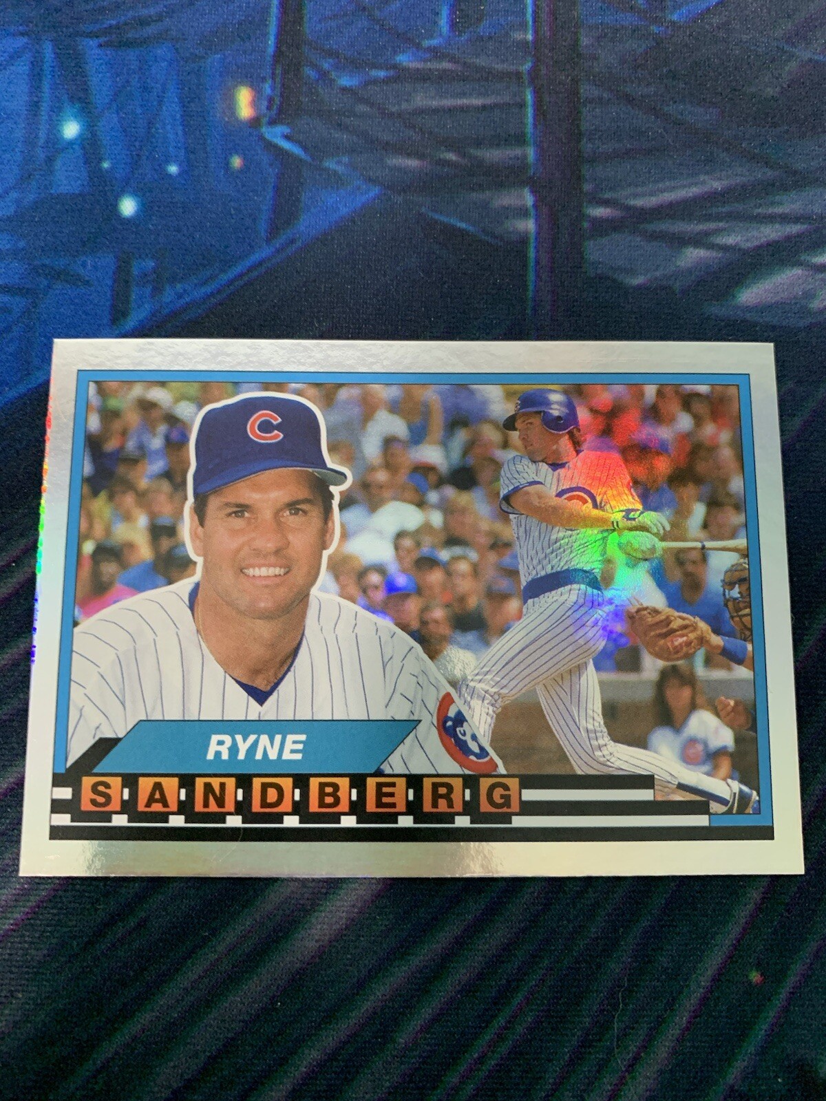 2021 Topps Archives #89BF-15 Ryne Sandberg 1989 Topps Big Foil