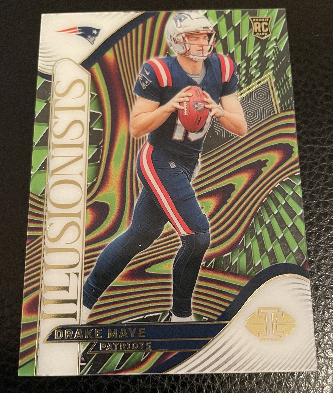 Drake Maye (RC) 2024 Panini Illusions Illusionists #2 Rookie Patriots
