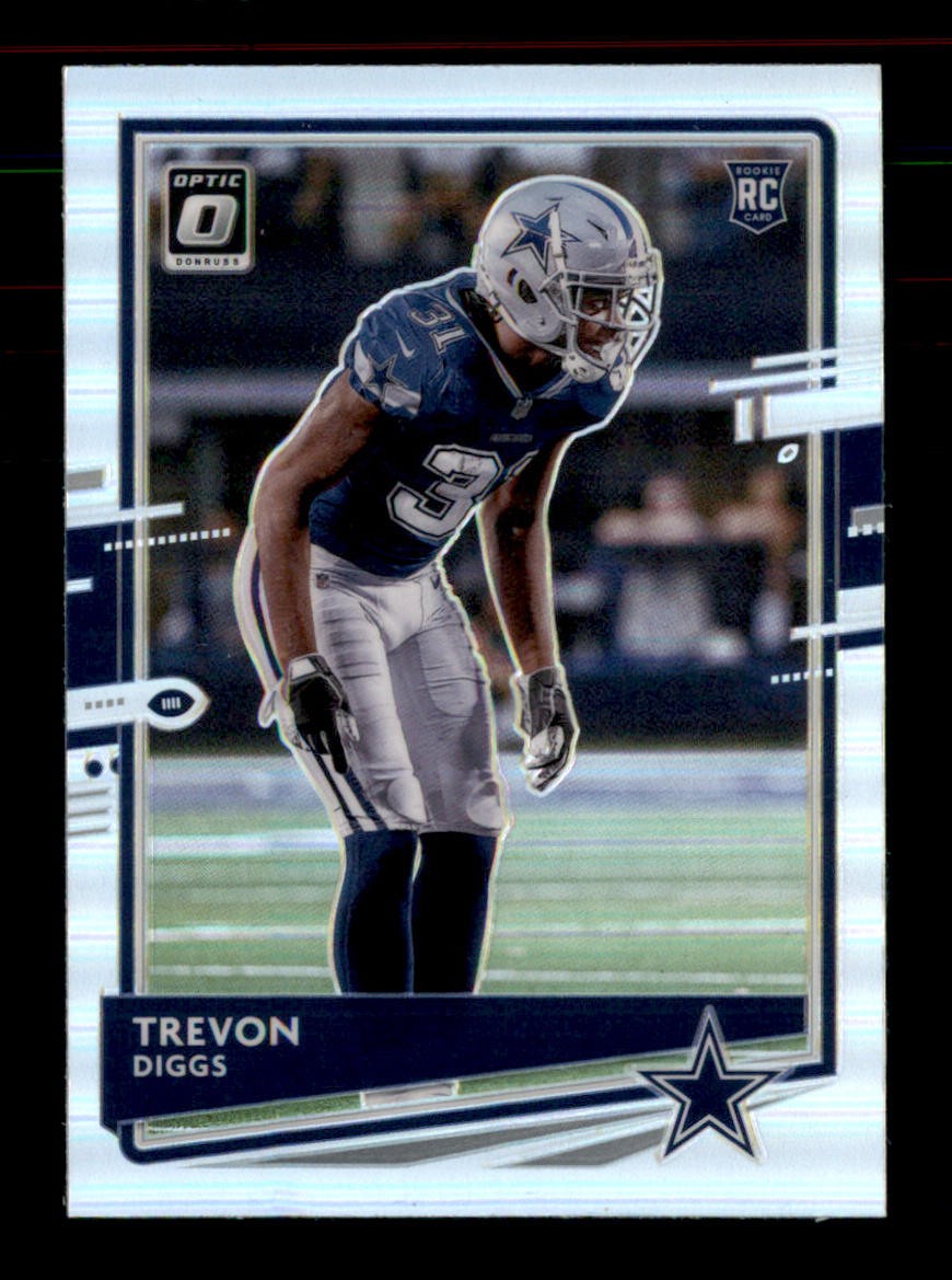 2020 Donruss Optic #110 Trevon Diggs Blue Hyper