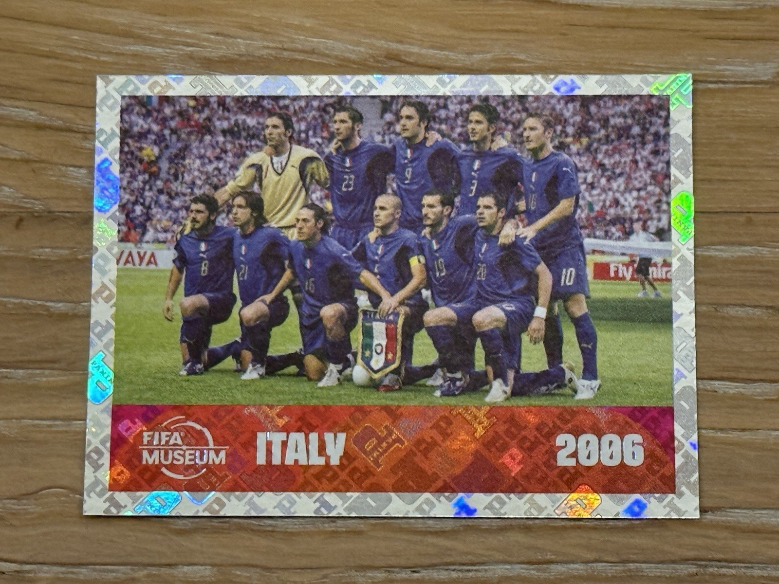 Panini FIFA Museum FIFA World Cup 2026 Italy 2006 Team Picture Sticker English