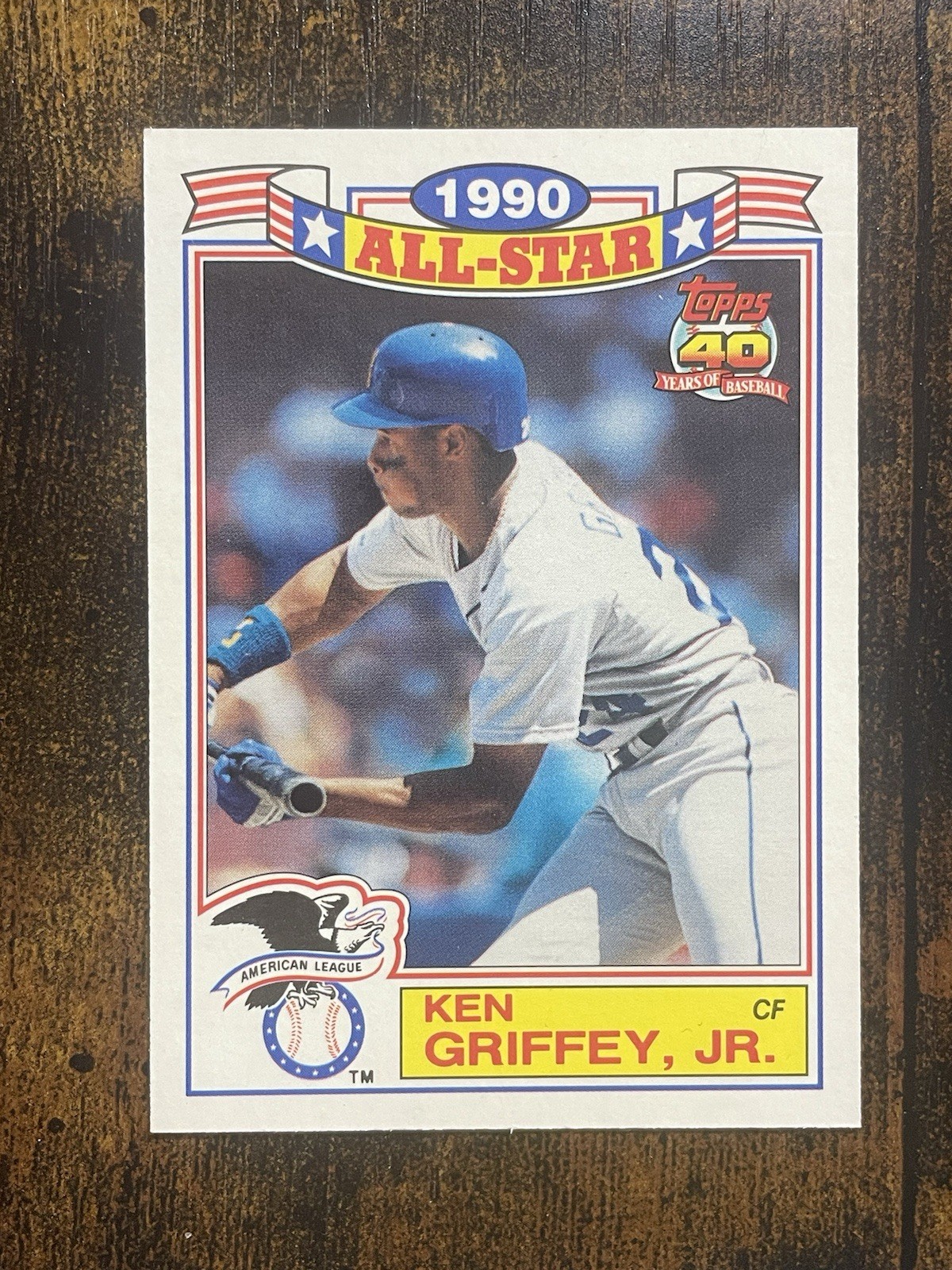 1991 Topps Ken Griffey Jr. Glossy All-Stars #7 Seattle Mariners