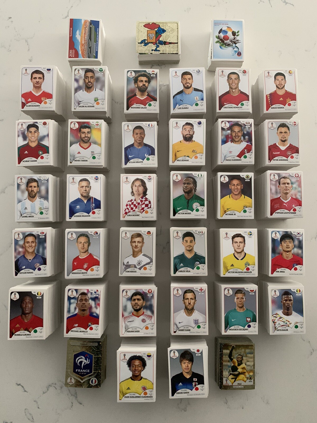 Panini FIFA World Cup RUSSIA 2018 – REGULAR STICKER CARDS #270 to #471