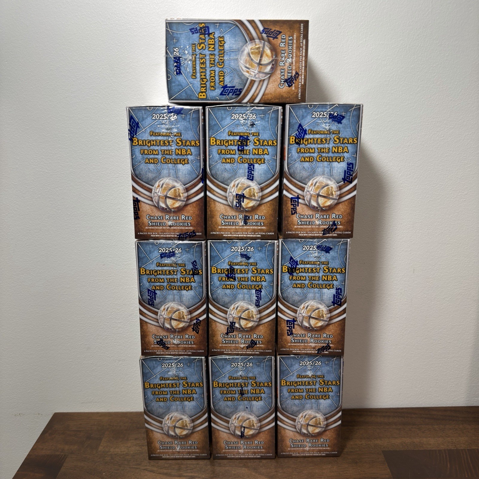 LOT OF 10 – 2025-26 Bowman Basketball Value Box – NEW – SHIPS TODAY