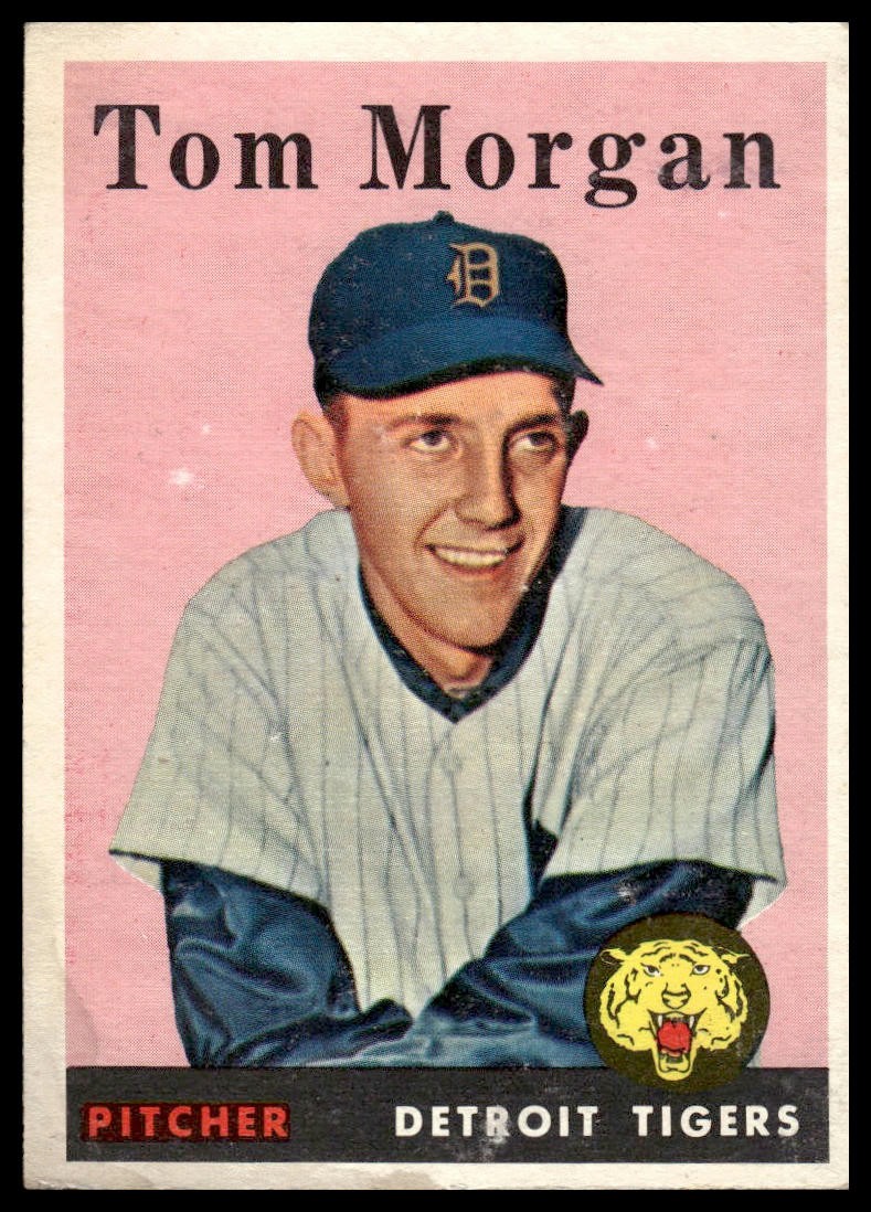 1958 Topps Tom Morgan #365 Detroit Tigers – Excellent