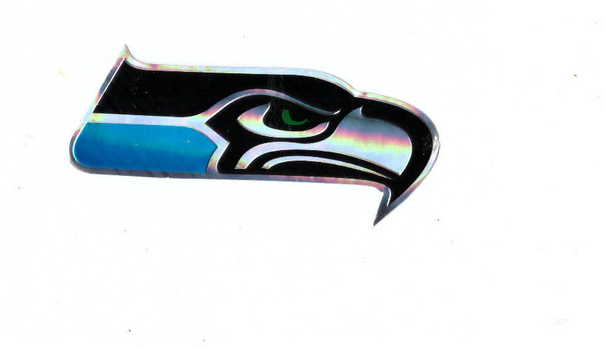 New 1 3/8 x 4″ Seattle Seahawks Decals Free Ship