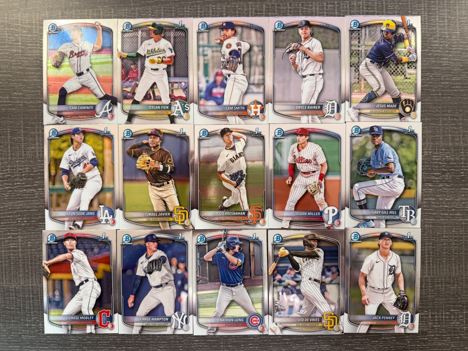 2025 Bowman Chrome Prospects – 1 to 150 Pick Your Card