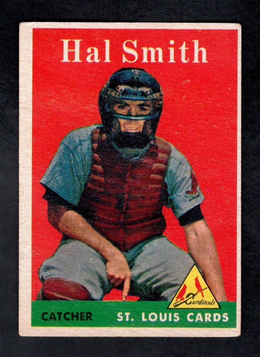 1958 Topps Baseball Card #273 Hal Smith St. Louis Cardinals VG-EX