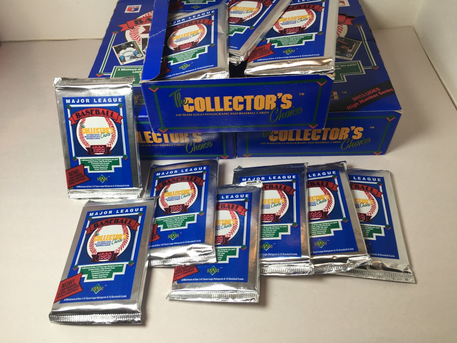 ONE 1989 Upper Deck Low Series Wax Pack ’10’ Ken Griffey Jr Rookie $3000+