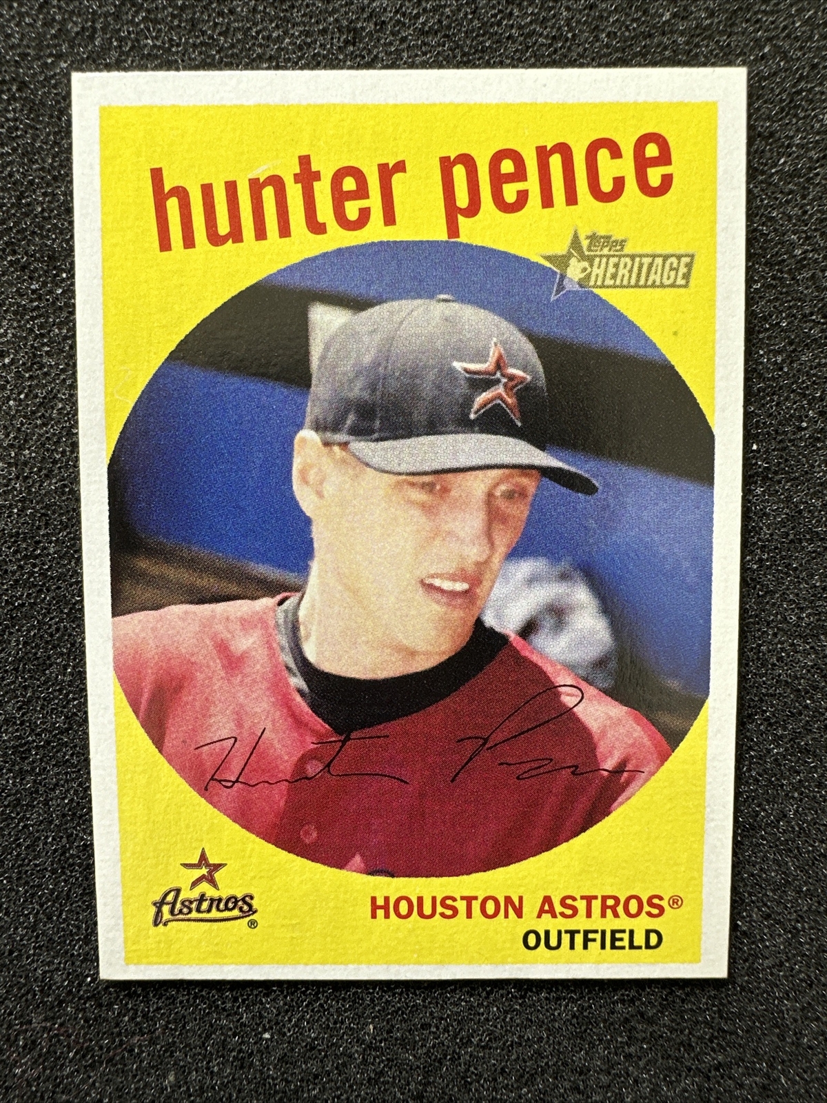 HUNTER PENCE #148 2008 Topps Heritage QTY Houston Astros