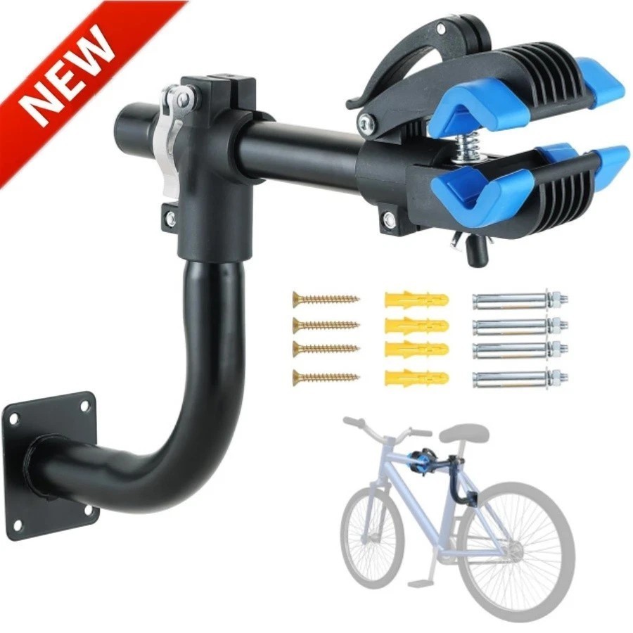 Bike Repair Stand 360° Rotatable Steel Wall Mount Durable Quick Release 💗