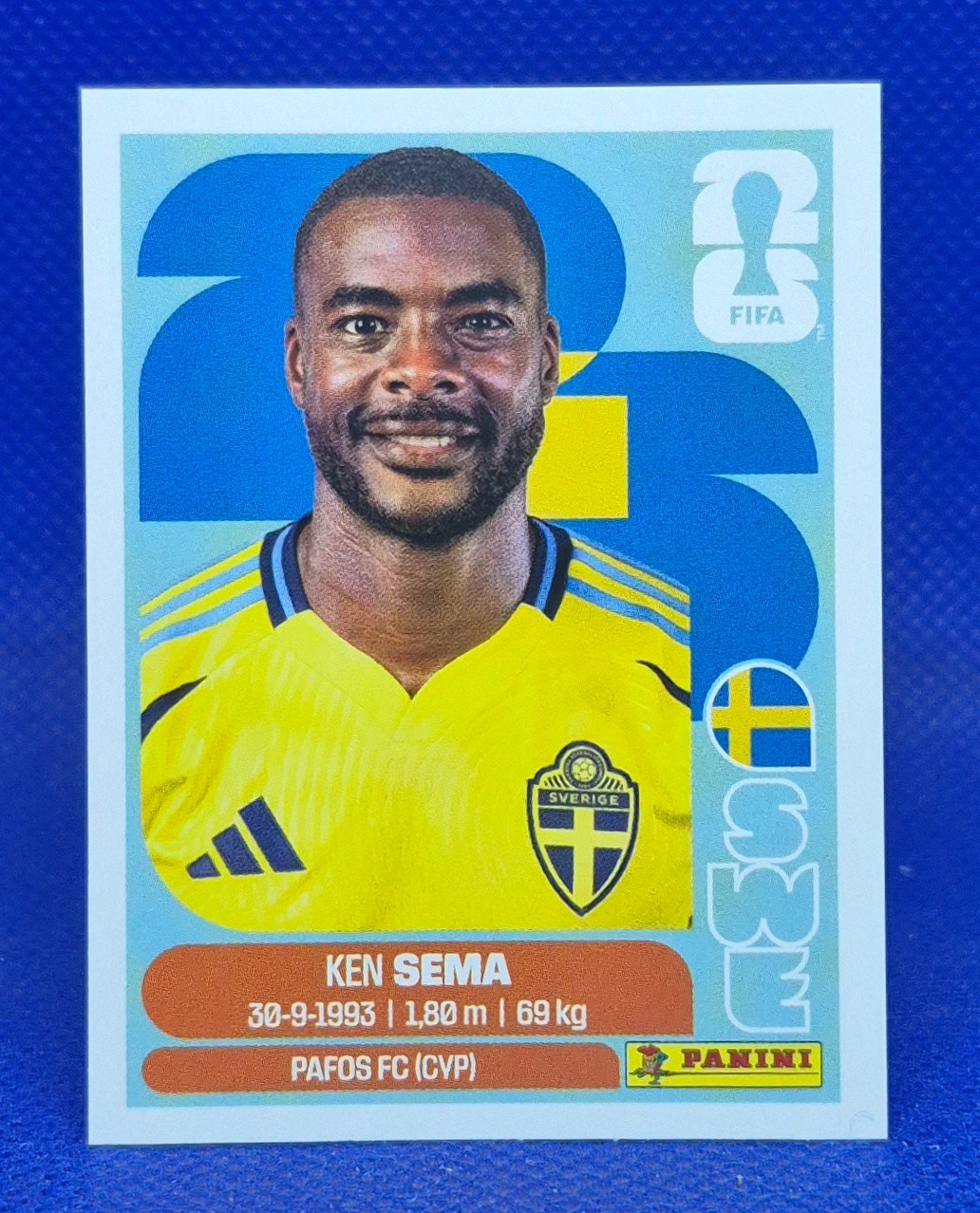 2026 Panini FIFA World Cup Sticker Ken Sema #SWE 15 – Sweden
