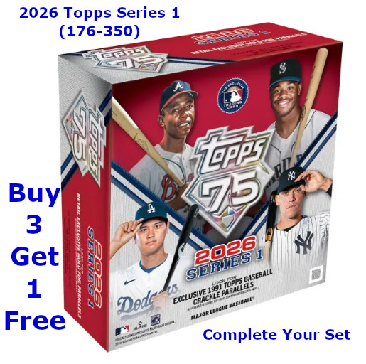 2026 Topps Series 1 COMPLETE YOUR SET (176-350) – YOU PICK!!