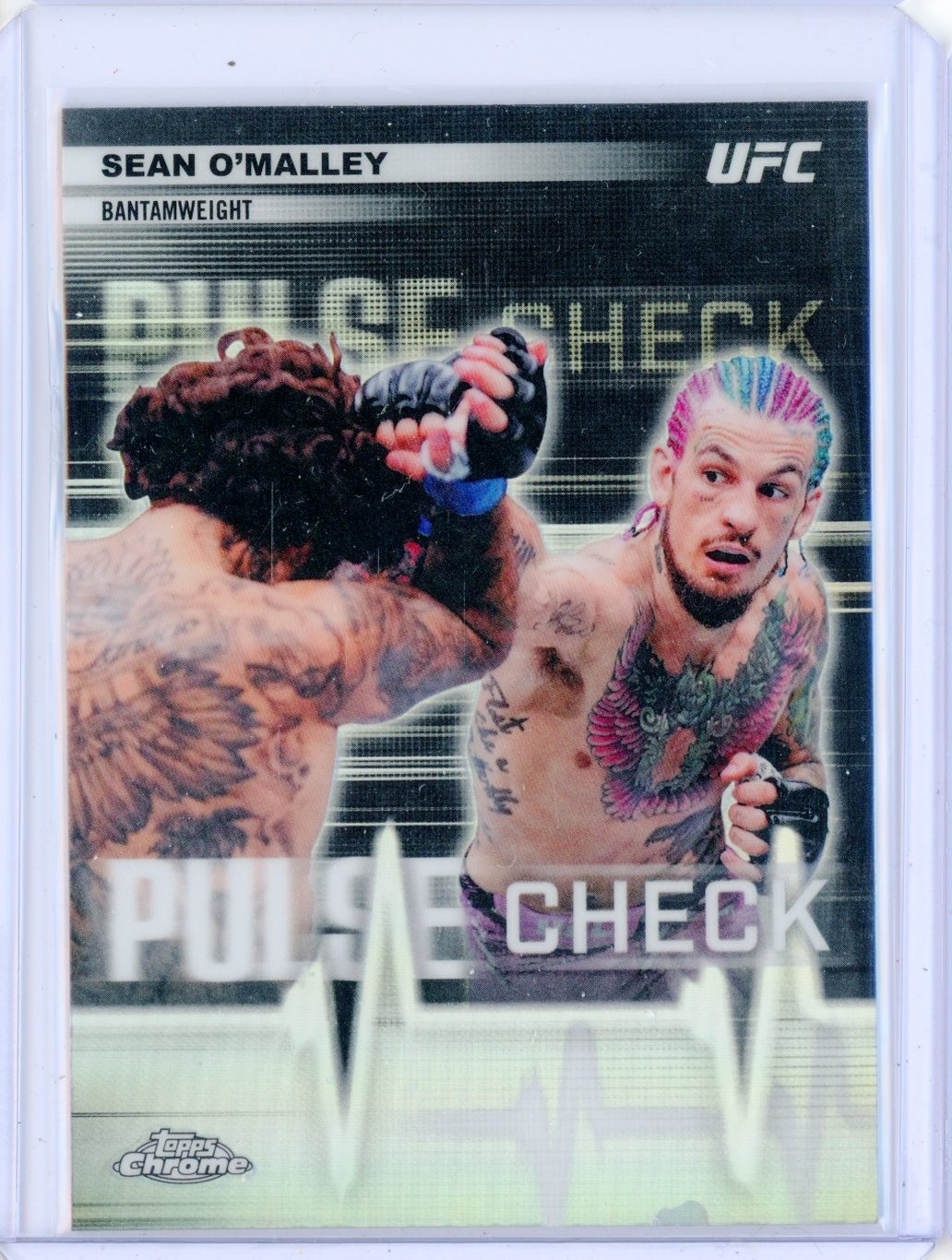 2026 Topps Chrome UFC SEAN O’MALLEY PC-1 Pulse Check Refractor Insert SP