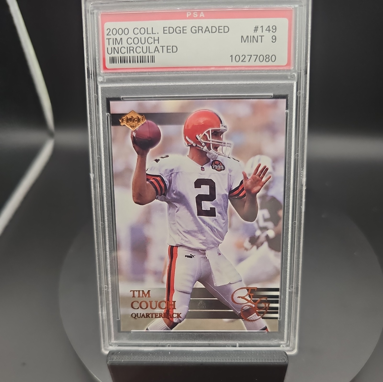 2000 Collector’s Edge Graded – BRILIANT #149 Tim Couch PSA 9