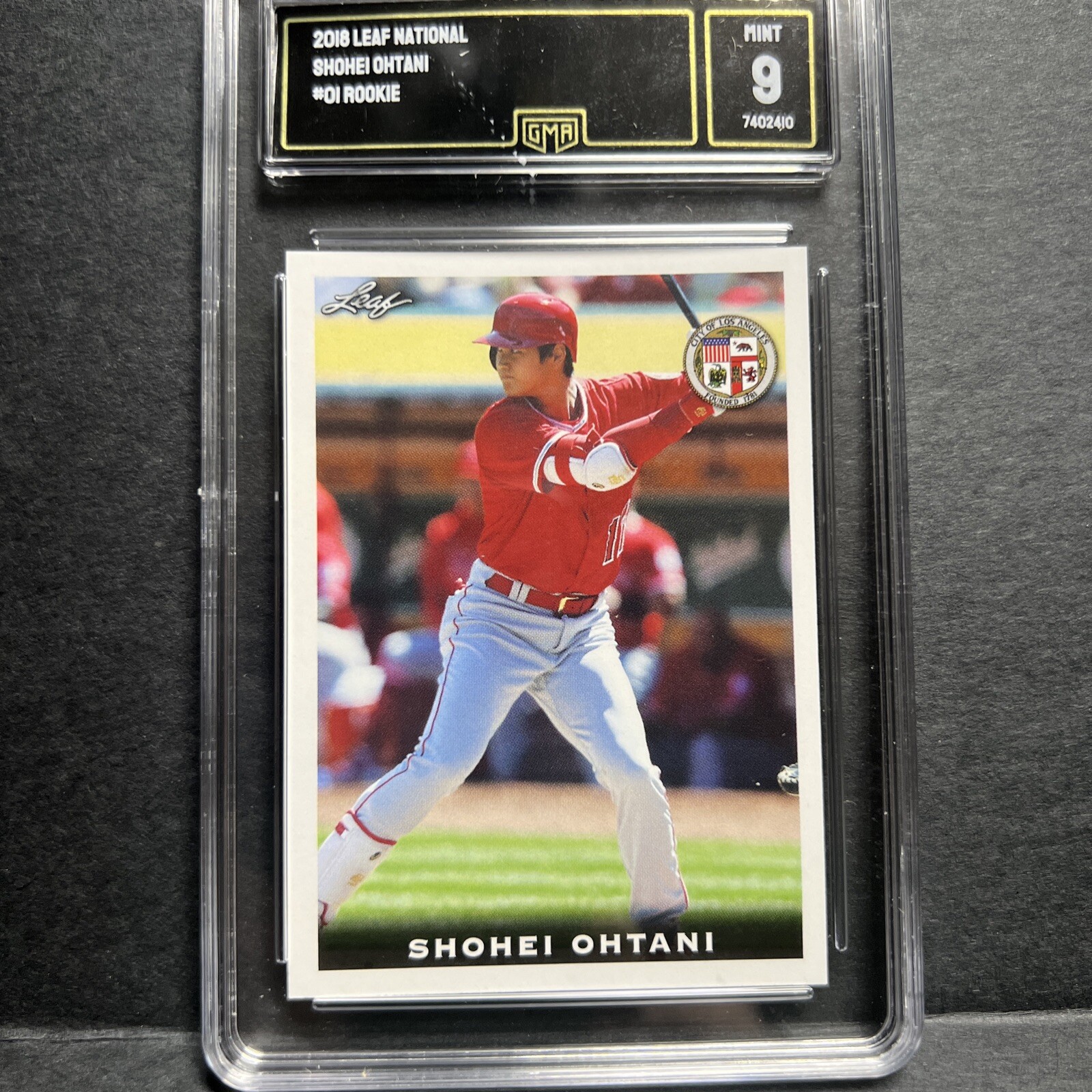 2018 Leaf National Shohei Ohtani RC #1 GMA 9 Gem Mint Rookie 01 The National