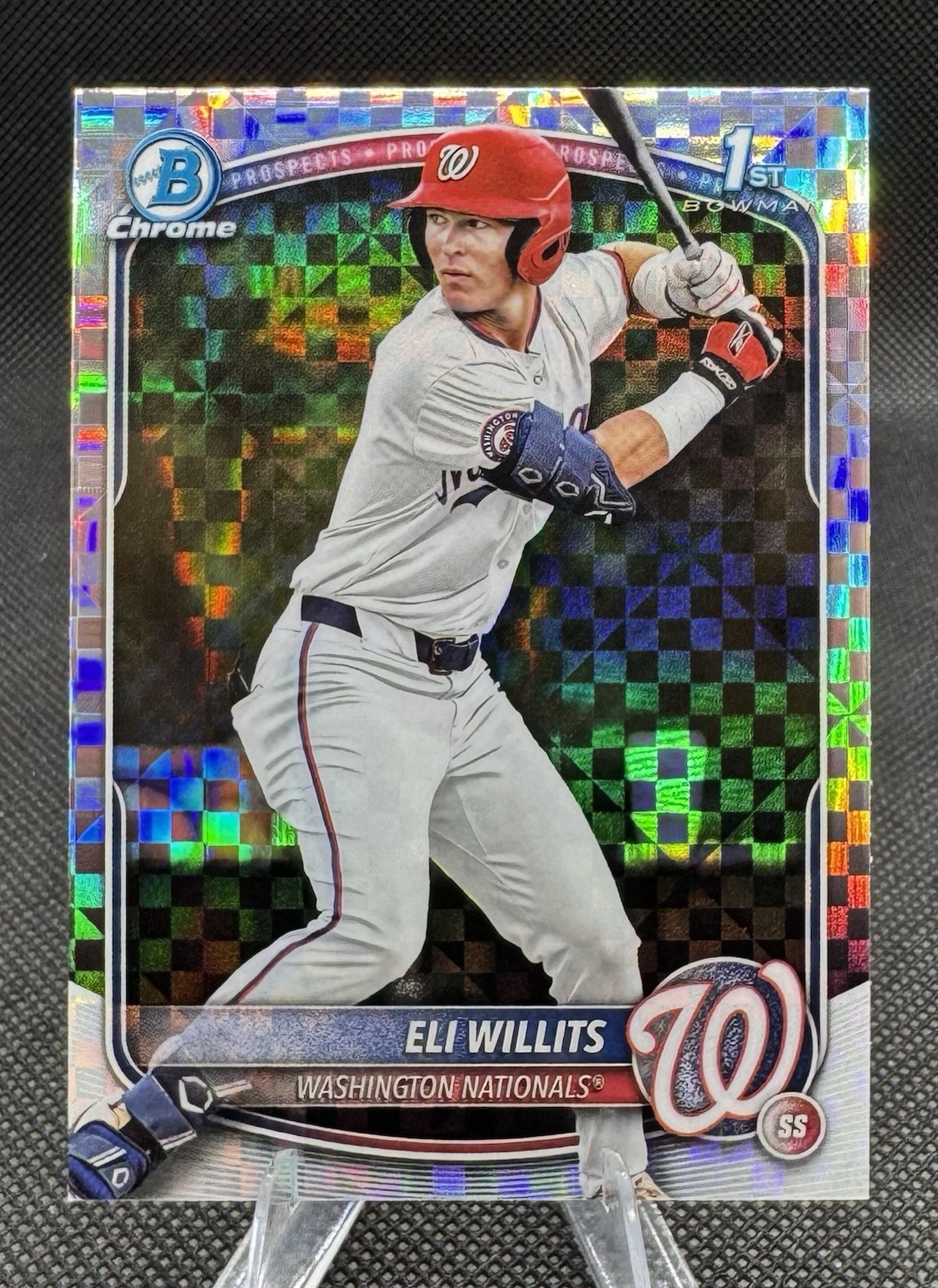 ELI WILLITS 2025 Bowman Draft Chrome 1st Bowman X-FRACTOR,CHROME & PRIZED PROS.