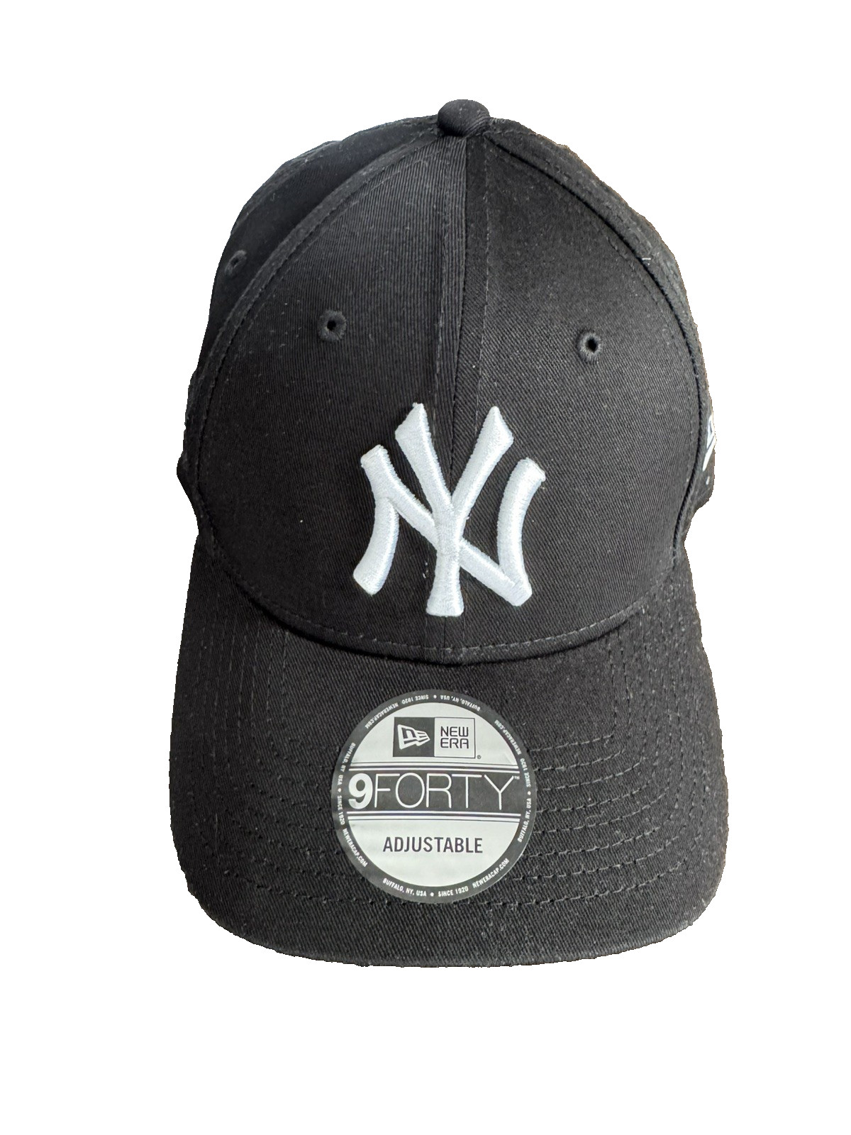 New Era 9FORTY Adjustable Cap New York Yankees Black MLB Baseball Hat