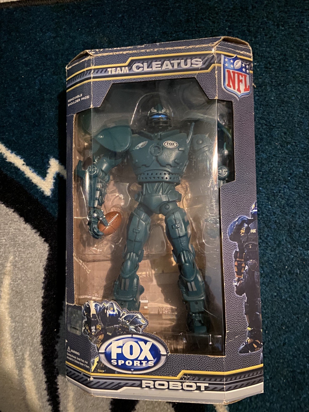 PHILADELPHIA EAGLES TEAM CLEATUS FOX SPORTS NFL ROBOT 10″ 2009 MINT VERY RARE