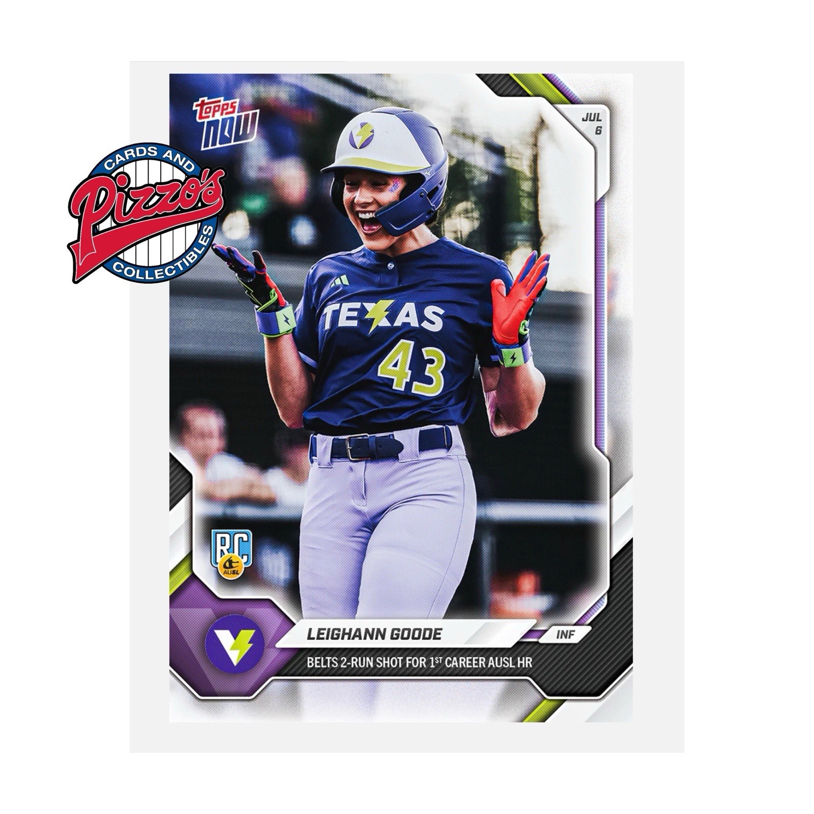 Leighann Goode RC 1st HR 2026 AUSL Topps NOW Card 32 Presale