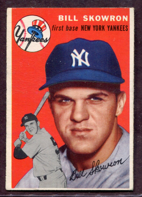 1954 Topps Set-Break #239 Bill Skowron RC VG-VGEX *JAYSACE*