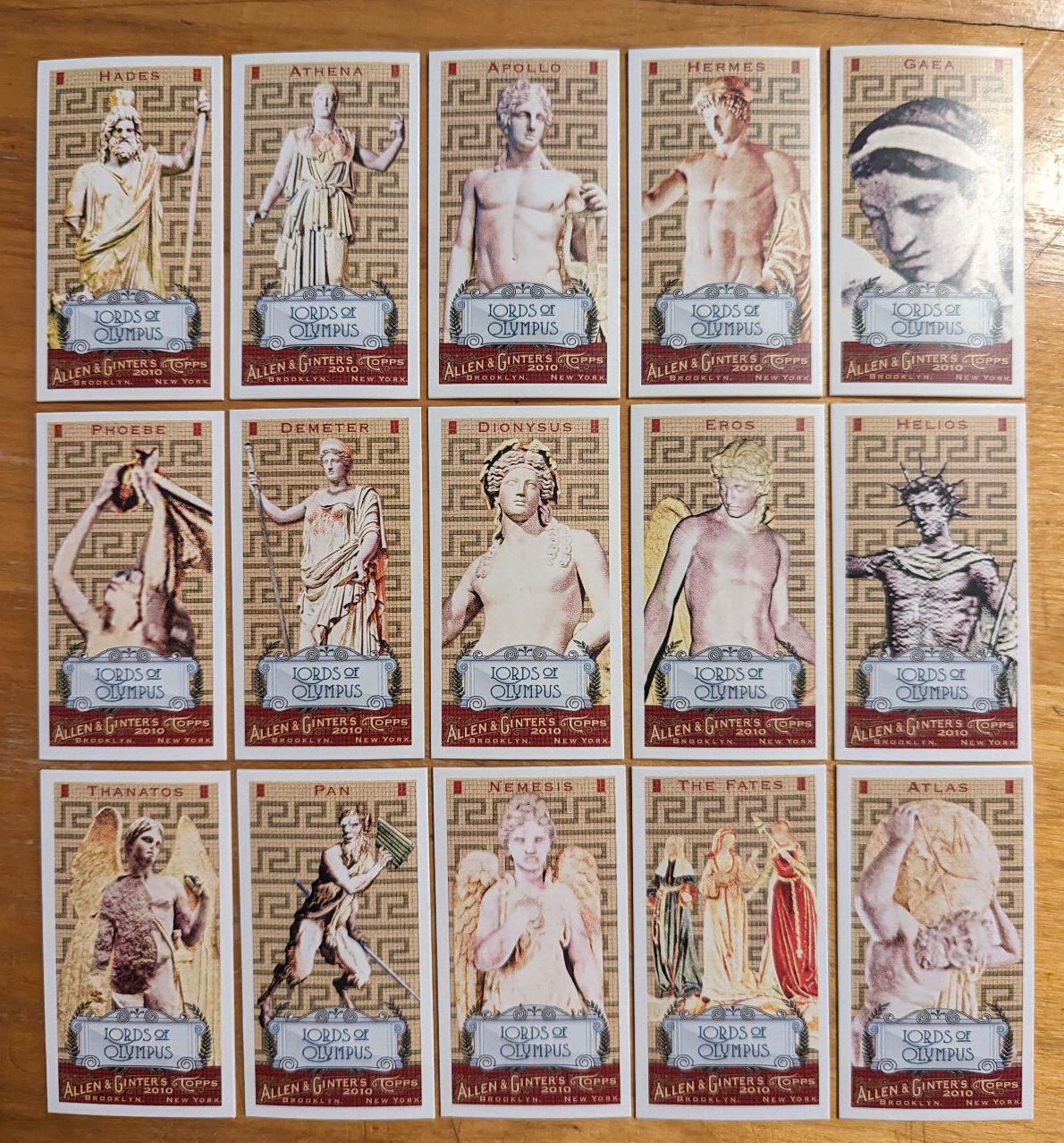 2010 Topps Allen and Ginter Mini Lords of Olympus singles you pick choice