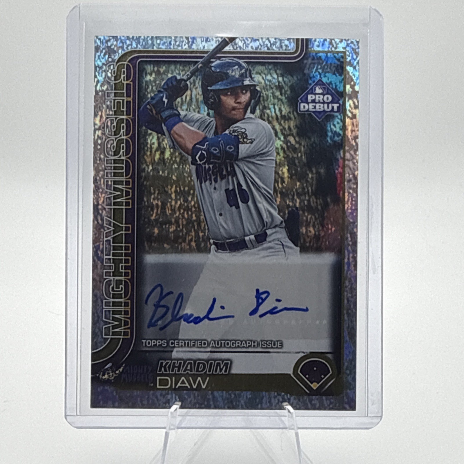 Topps Pro Debut 2025 Khadim Diaw Auto Twins Sparkle Foil #PD-53 /175