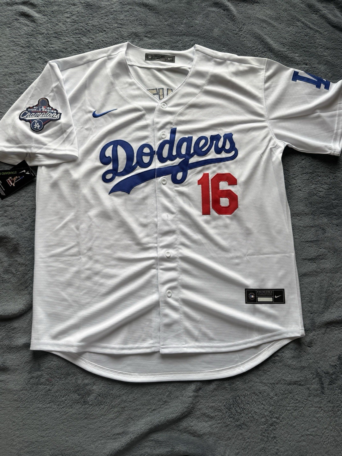 NEW Will Smith Dodgers 2025 World Series Jersey! SHIPS SAME DAY!