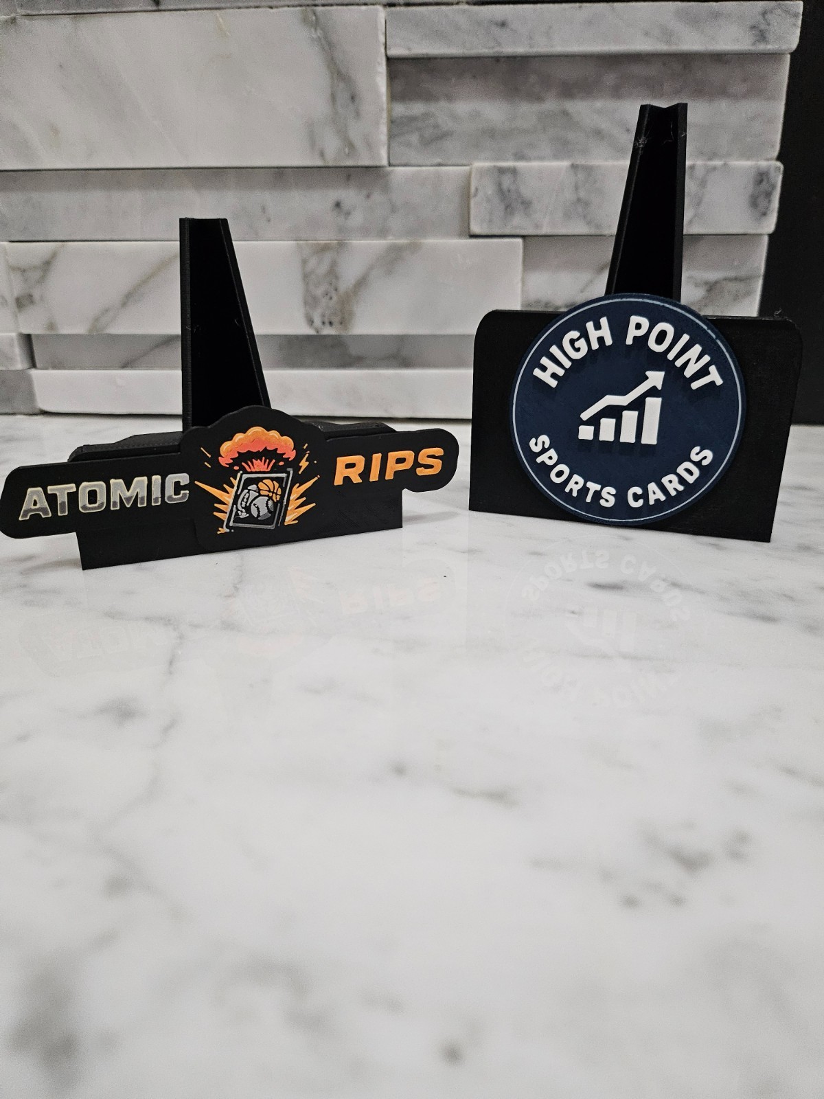 Custom Card Stands (add your logo), For Sports Cards, Pokemon, MTG, Breakers