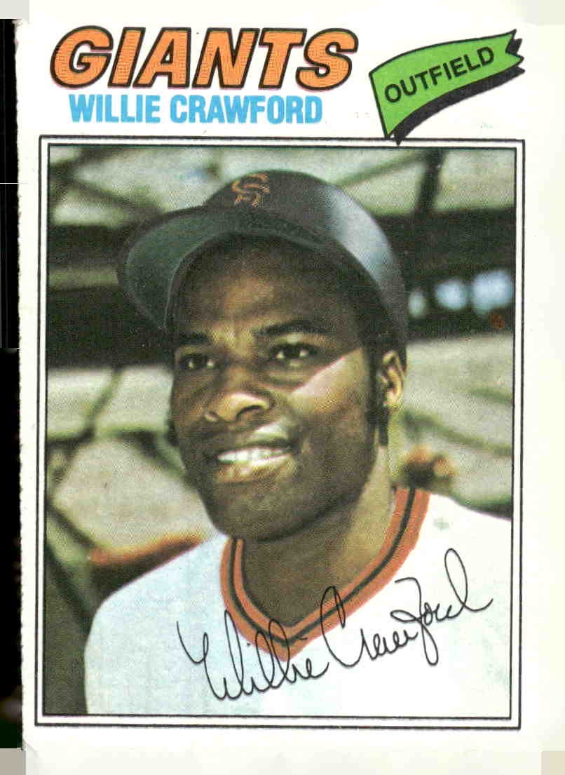 1977 Topps #642 Willie Crawford