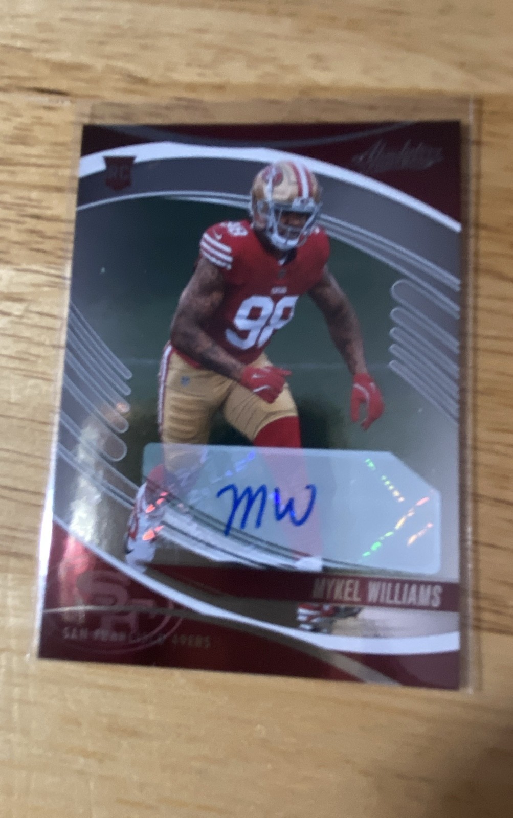 2025 Panini Absolute – Rookies Mykel Williams #161 Signatures (AU, RC)