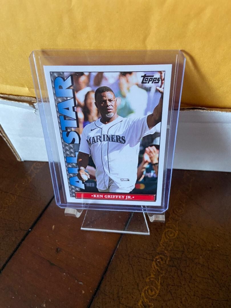 2023 TOPPS THROWBACK THURSDAY KEN GRIFFEY JR. 1990 TV ALL STAR CARD #87 MARINERS
