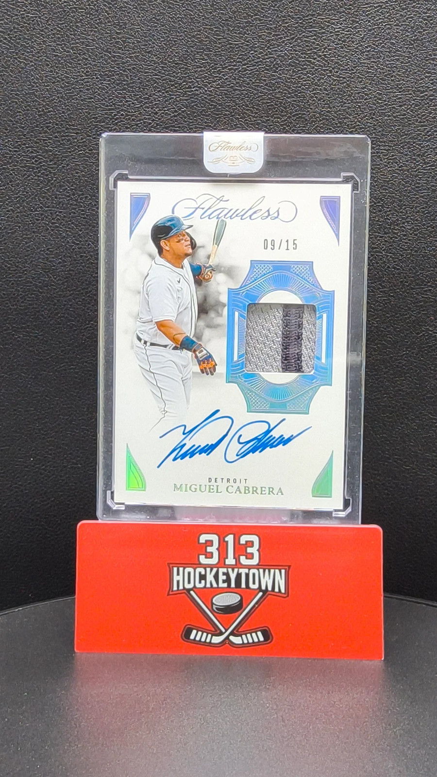 2025 Panini Flawless Miguel Cabrera #PPV-MC 09/15 Prime Patch Autograph